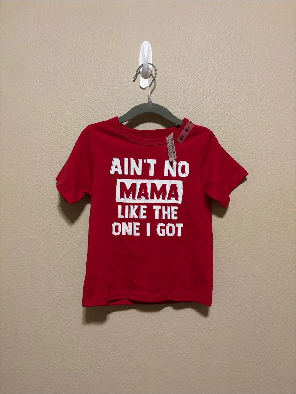 The Children's Place Red Short-Sleeve Graphic Tee - 'Ain't No Mama'